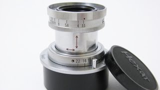 Konishiroku HEXAR 50mm F35 [upl. by Firooc]