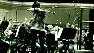 Nicola Benedetti Final Rehearsal Royal Scottish National Orchestra [upl. by Mairam]