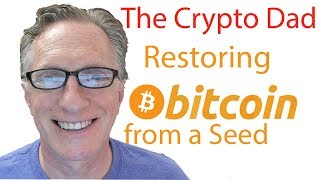 How to Restore a Bitcoin Wallet from a Seed Electrum [upl. by Bokaj]