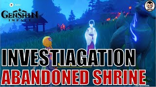 Continue the Investigation at the Abandoned Shrine  Sacrificial Offering  Genshin Impact [upl. by Aidua]