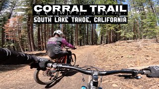 Lake Tahoe MTB  Corral Trail [upl. by Ilak]