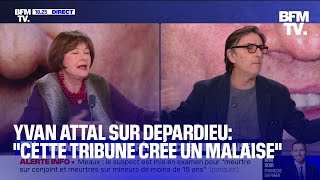 quotIl a le droit de ne pas être lynchéquot Yvan Attal défend Gérard Depardieu face à Macha Meril [upl. by Anitac]