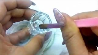 Como quitar las uñas acrilicas  As removing acrylic nails [upl. by Llerdna]