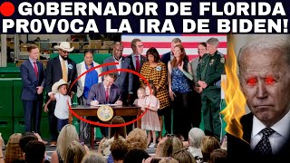 🔴RON DESANTIS ENDURECE LAS PENAS DE CÁRCEL en DELITOS COMETIDOS POR INMIGRANTES N0LEGALES🔥 [upl. by Holt653]