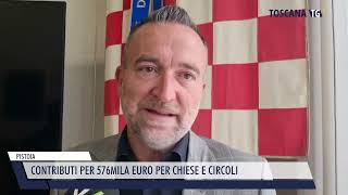 20241027 PISTOIA  CONTRIBUTI PER 576MILA EURO PER CHIESE E CIRCOLI [upl. by Merola]