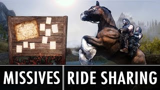 Skyrim Mods Missives amp Ride Sharing [upl. by Tome563]