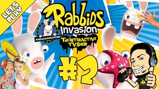 Lets Play Rabbids Invasion Interactive Tv Show Game Episode 2 Playthrough  JUNIORS TOONS [upl. by Gemperle]