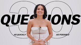 Becky G Talks Dream Collabs Addresses Rumors Being “Latina Enough” and More  30 Questions [upl. by Haldas]