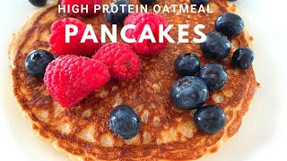 Flourless Banana Oat Pancakes Recipe  No Sugar No Flour Pancake Recipe [upl. by Arabele957]