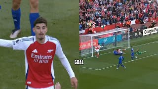 Arsenal Vs Leicester City  Kai Havertz Goal Today Match  Kai Havertz Goal 98  Ndidi Own Goal [upl. by Yralih]