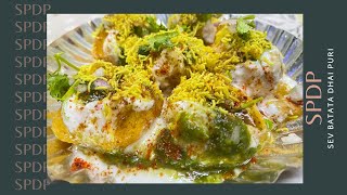 SPDP  Sev Batata Dahi Puri  Medhas Recipes  Street Food [upl. by Hyacinthie77]