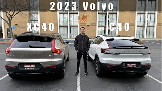 2023 Volvo XC40 vs Volvo C40 Which one is better [upl. by Kissie]