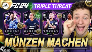 ALL IN REINGEHEN 🤠 TRIPLE THREAT EVENT ✨  EA FC 24 TRADING TIPPS DEUTSCH [upl. by Leirraj]