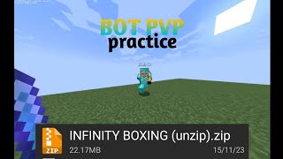 Minecraft map practice bot pvp 🎉 [upl. by Arlie]