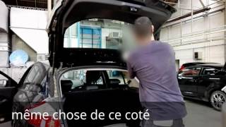 Tuto démontage habillage coffre Renault Megane 3disassembly car trunk Renault Megane 3 [upl. by Eerised383]