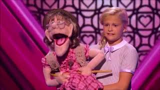 Darci Lynne ventríloqua mirim  Todas as apresentações  Americas Got Talent 2017 [upl. by Zebe]