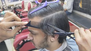 ASMR Relaxing Scissors Haircut No Talking alrayaanhairstudio [upl. by Fitts]