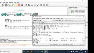 Lab OSPF Authentication  Cấu hình xác thực OSPF trên Router [upl. by Cammie]