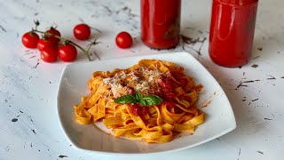 Pasta al Pomodoro 😋 ricetta Sugo Veloce 😉 pronta in 10 minuti [upl. by Munroe]