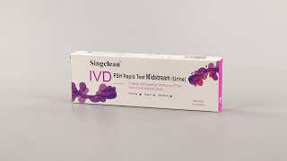 Singclean Follicle Stimulating Hormone FSH Test Kit [upl. by Gustafsson]