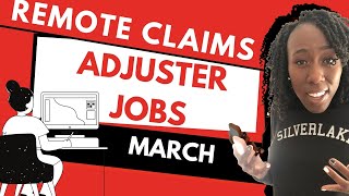 💼 Work from Home  Remote Claims Adjuster Jobs for March 2022  Claims Adjuster of the Year [upl. by Edlun]