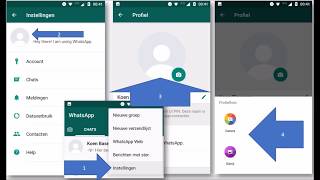 15 WhatsApp op Android profielfoto aanpassen [upl. by Wimsatt257]