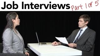 How to Interview for a Job in American English part 15 [upl. by Nowad]