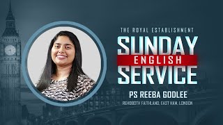 Sunday English Service  Pr Reeba Godlee  Rehoboth London  22 Sep 2024 [upl. by Tasha]