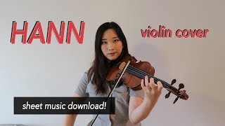 《HANN》 GIDLE 여자아이들 Violin Cover wSheet Music [upl. by Sowell]