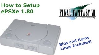 How to Setup ePSXe 180 Bios and ROMs Link Included [upl. by Starobin]