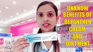 Bepanthen Cream Benefits Uses Types Warnings  difference between bepanthen cream and ointment [upl. by Lindberg]