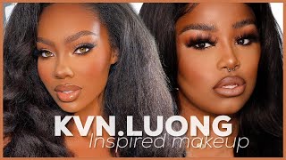 HOLLYWOOD GLAM  EP 1 I DID A KEVIN LUONG INSPIRED MAKEUP  iandrasanchez [upl. by Aihsena]