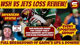 HOWELL BENCHED AGAIN WSH vs Jets Week 16 Loss REVIEW All Player amp Coaches Forbes ACTUALLY Balled [upl. by Groveman]