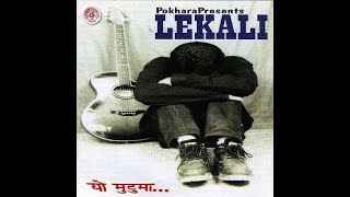 yo mutuma यो मुटुमा  Lekali Band  lyrics in Nepali [upl. by Ullund261]