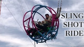 Sling Shot Ride  Most dareable Adventure in Askari Park Karachi [upl. by Yenolem]