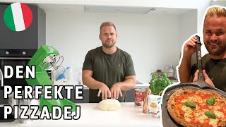 Lav den perfekte italienske pizzadej 4 ingredienser [upl. by Bluefarb]