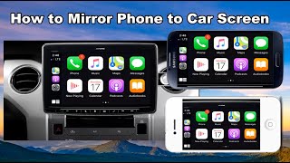 How to Mirror Phone to Car Screen [upl. by Hnahym]