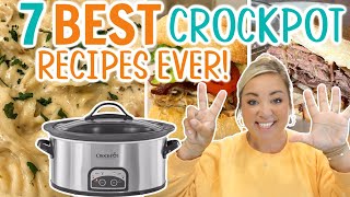 7 BEST EVER CROCKPOT RECIPES  EASY SLOW COOKER FALL RECIPES  MUST TRY EASY WEEKNIGHT DINNERS [upl. by Inalel]