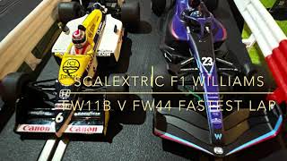 Scalextric F1 Williams FW11B V FW44 For The Fastest Lap ScalextricInMyGarage1 [upl. by Eriam990]