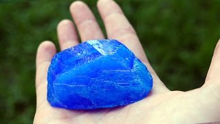 How To Make Beautiful Blue Crystal  Amazing Science Experiments with Home Science [upl. by Selrac]