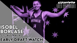 Isobel “Izzy” Borlase  2024 WNBA Draft Prospect Early Watch [upl. by Nolava84]