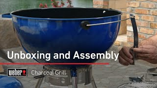 Weber Kettle Unboxing and Assembly  Weber Grills [upl. by Yhtuv214]