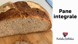 PANE CASERECCIO INTEGRALE  Ricetta con lievito madre  Natalia Cattelani [upl. by Awhsoj589]