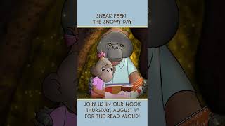 Sneak Peek The Snowy Day  Papa amp Mangos Animated Read Alouds for Kids [upl. by Nitsirc]