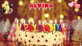 ALVINA Birthday Song – Happy Birthday Alvina [upl. by Ylrebmit]