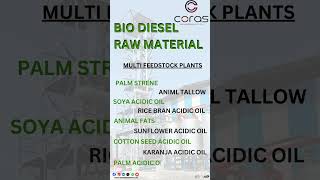 BIO DIESEL PLANT company biodiesel business coras short shortsvideo biofuels [upl. by Hemphill]