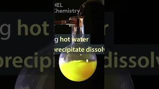 Golden rain  chemistry experiment chemistry [upl. by Yentruocal230]