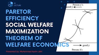 Pareto Efficiency  Social Welfare Maximization  Theorem of Welfare Economics Equity vs Efficiency [upl. by Niall]