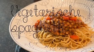 Vegetarische spaghetti [upl. by Eaner560]