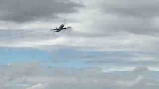 Aer Lingus A320 wingwag flypast at the Bray Air Display [upl. by Amleht]